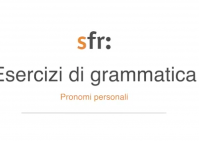 A lezione di grammatica
